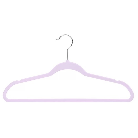Lavender Velvet Non-slip Hangers - 10 pack - Picture 3 of 3